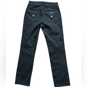 Hudson Ladies' Mid-Rise Slim Straight Leg Jeans, Black, Size 4 .